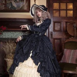 Plus Size Moonlit Britain Navy Short - Hime Lolita