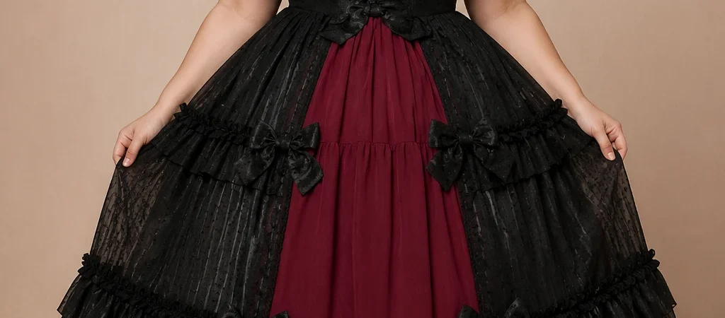 Does Black Gothic Lolita Actually Look Slimmer on Plus-Size Bodies?