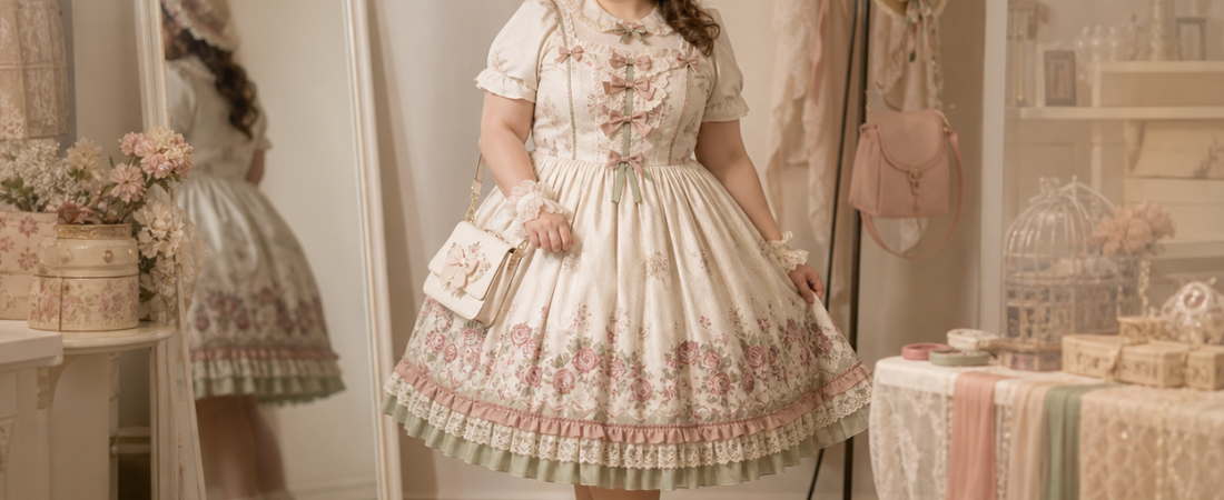 Plus-Size Lolita Accessories by Proportion: Headwear, Collars, Bags, and Shoes