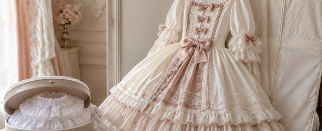How to Care for a Plus-Size Lolita Dress: Lace, Ribbons, and Storage