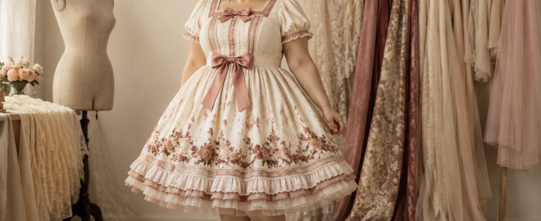 How to Choose Fabric Weight for a Plus-Size Lolita Dress: Velvet, Cotton, Tulle, and Brocade