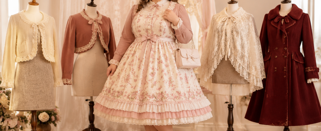 How to Choose Plus-Size Lolita Outerwear: Cardigans, Boleros, Capes, and Coats