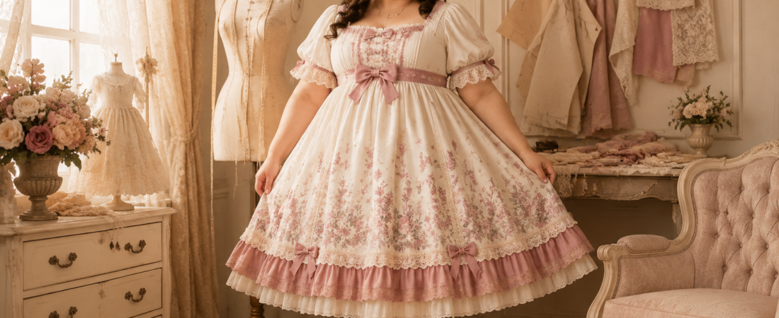 Plus-Size Lolita Waistline Placement: Empire, Natural, and Drop-Waist Silhouettes
